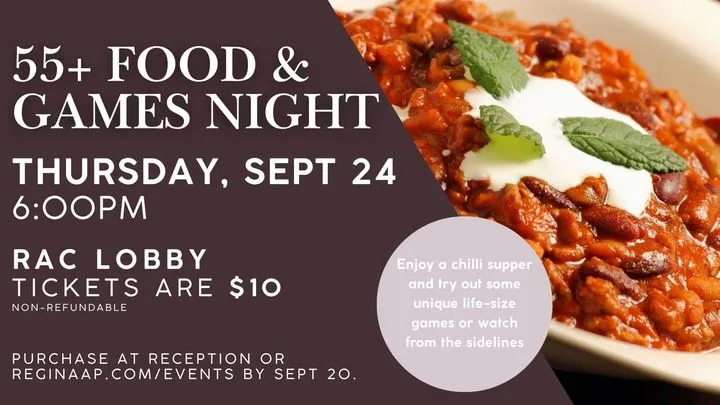 55+ Games and Food Night